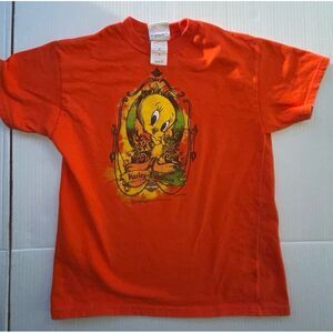 Vintage‎ Kids Unisex Looney Tunes Harley Davidson Shirt